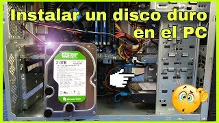 INSTALACIÓN Y CONFIGURACIÓN DE DISCO SATA HDD ó SSD EN TU PC [upl. by Cobby]