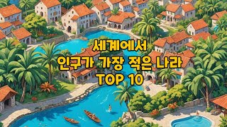 세계에서 인구가 가장 적은 나라 TOP 10 [upl. by Anurag]