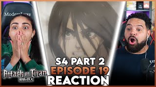 EREN  Attack On Titan Season 4 Episode 19 Reaction and Review [upl. by Nairot]