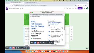 Demo  Slack Notifications App for Google Forms™ [upl. by Cynthy]