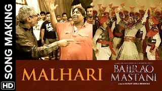 Making of Malhari  Bajirao Mastani  Ranveer Singh [upl. by Ardnasella]