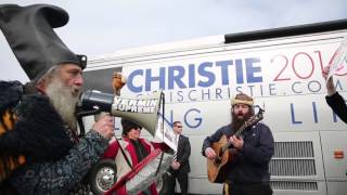 ProPony Presidential Candidate Vermin Supreme Mocks Gov Christie [upl. by Ardekahs]