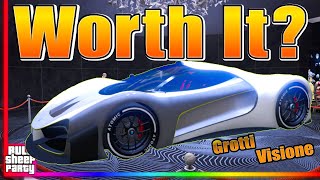 IS IT WORTH IT  The New Grotti Visione Car Free Lucky Wheel GTA 5 Online Review amp Customization [upl. by Breh208]