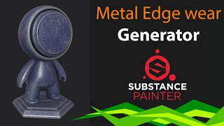 How to Use the Metal Edge Wear Generator in Substance Painter  Tutorial for Beginners [upl. by Bohi243]