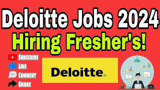 Deloitte Summer Internship 2024 Hiring for Freshers as Consulting – Intern [upl. by Ellecram]