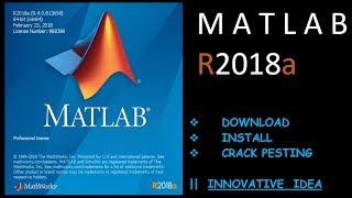 MATLAB DOWNLOAD AND INSTALLATION  INNOVATIVE IDEA [upl. by Ahseel]