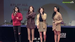 ENG SUB 171104 MAMAMOO Moosical DVD  Sinchon Fansign [upl. by Ilam513]