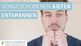 Kieferverspannung lösen – Unterbiss behandeln [upl. by Luaped]