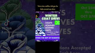 Twin cities cadillac club got the kids covered coat drive [upl. by Evod]