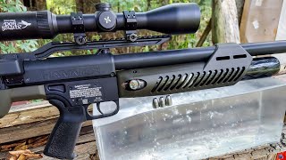 BIG BORE AirGun vs Ballistics Gel  Umarex Hammer [upl. by Hollister]