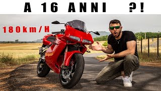 VLOG Cagiva mito evo 125 top speed  Test moto originale PT1 [upl. by Mihcaoj]