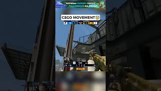 CSGO movement😰 cs2 counterstrike csgo [upl. by Tiernan]