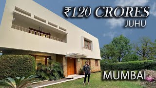 MODERN Bungalow on 1006 sq yard plot in JUHU Jvpd Mumbai [upl. by Norrab]