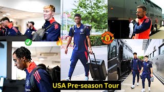 BREAKING✅Man Utd announce 29man squad for USA tour as Erik ten Hag excludes 10 players [upl. by Marolda]