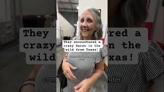 Thoughts on this bizarre encounter from Texas with this crazy Karen saying some wild things…😳😳 [upl. by Nakah]