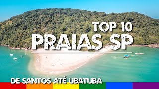 10 Melhores Praias de São Paulo  De Santos a Ubatuba [upl. by Grossman]