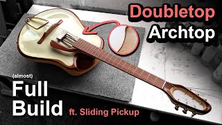 Making a Doubletop Archtop Guitar  the quotCanna Jazzquot  almost Full Build [upl. by Airbmak870]