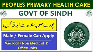 PPHI Sindh Jobs 2024  PPHI sindh jobs 2024 online apply  Social Circle [upl. by Shu]