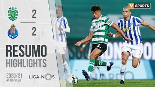 Highlights  Resumo Sporting 22 FC Porto Liga 2021 4 [upl. by Mcneil]