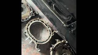 6 Port 13b Rotary Engine Dissassembly [upl. by Sorgalim]