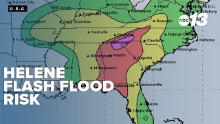 Hurricane Helene Landslides mudslides downpours and wind  What North Carolina can expect [upl. by Uehttam]