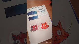 How to blend with🌟 CHISEL TIP markers art sketch [upl. by Tan]