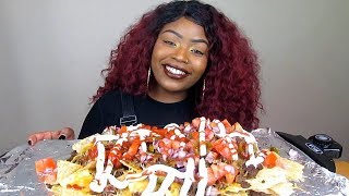 LOADED NACHOS MUKBANG [upl. by Singband]