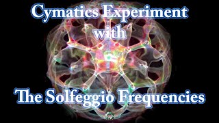 CYMATICSCIMATICACYMATIC Experiment 16 with The Solfeggio Frequencies 432 Hz [upl. by Ahsak]