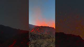 A closer look at the volcanic eruption shorts volcano eruption [upl. by Treble]