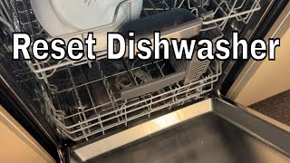 How to Reset a Dishwasher [upl. by Ansilma]