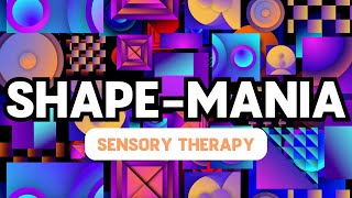 Shapes amp Relaxing Music  Autism Sensory Therapy [upl. by Dorey]