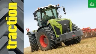 Der neue Claas Xerion 4000 im tractionFahrbericht [upl. by Carlton]