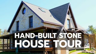 HandBuilt Stone House Tour [upl. by Cartwell]