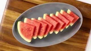 How to The Best Way to Slice Watermelon [upl. by Naleek]