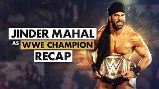 Jinder Mahals WWE Title reign in 3 minutes [upl. by Lovash]