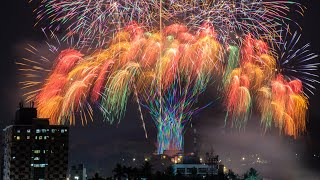 2024高雄旗山天后宮平安繞境圓滿煙火花火 Kaohsiung Qishan Mazu Fireworks [upl. by Aigneis649]