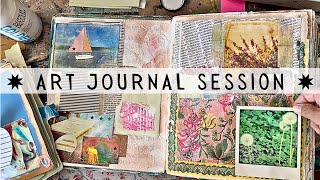 Cozy Art Journal Session ✸ [upl. by Kcirdla]