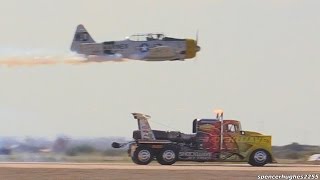 SHOCKWAVE JET TRUCK RACE 3447 MPH [upl. by Aletsirc]