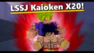 Abusing LSSJ Kaioken x20  DB Online Generations [upl. by Eadrahc]