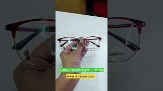 🔵 Fancy Unisex Metal Frames With Power Lense chashma [upl. by Aleahs]