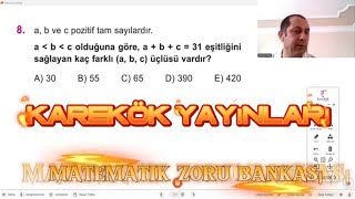 BU SORUYU ÇÖZEN DERECE YAPAR🔥🔥🔥👌👌👌 SAYILAR SORU ÇÖZÜMÜ KAREKÖK AYT TYT MATEMATİK ZORU BANKASI [upl. by Ahsinit]