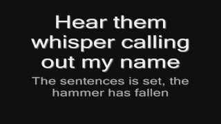 Sabaton  The Hammer Has Fallen lyrics HD [upl. by Eppillihp]