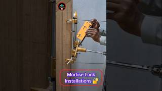 Door Lock 🔐 Installations tools ytshorts shorts [upl. by Eluj]