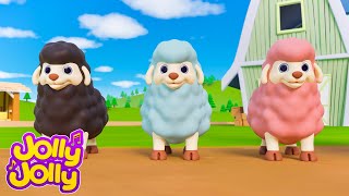 Baa baa black sheep  More  Sharing Song  Jolly Jolly  Learn and Play  Nursery Rhymes [upl. by Alisan]