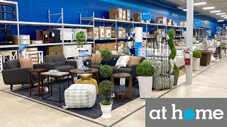 AT HOME FURNITURE SOFAS ARMCHAIRS KITCHEN DINING TABLES SHOP WITH ME SHOPPING STORE WALK THROUGH [upl. by Aynom]