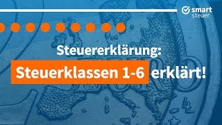 Steuerklassen einfach erklärt – Steuerklasse 1 bis 6 erklärt  smartsteuer [upl. by Riccardo]