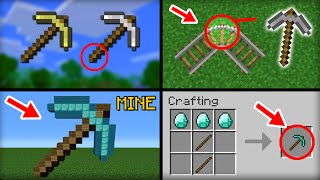 ✔ Minecraft 10 Things You Didnt Know About the Pickaxe [upl. by Anilocin]