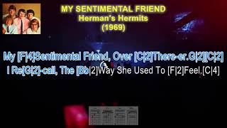 My Sentimental Friend Herman’s Hermits SingALong Lyrics amp Guitar Chords  Subscribe For More [upl. by Loginov]