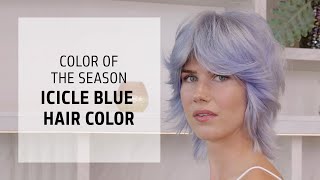 Iridescent Icicle Blue Hair Color Tutorial  Goldwell Color of the Season  Goldwell Education Plus [upl. by Pederson]