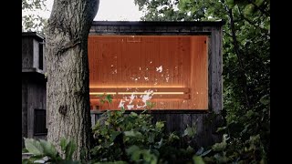 Bespoke Premium Sauna with oak cladding matching clients’ house [upl. by Caswell]